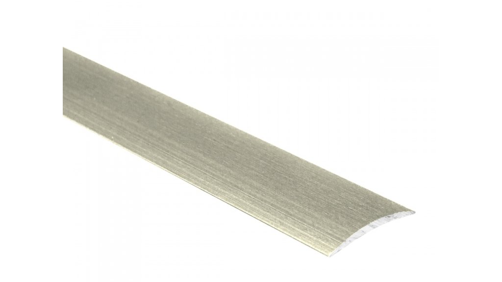 Přechodová lišta samolepící oblá Küberit 463 SK, 50*1000 Imitace nerezi F2G