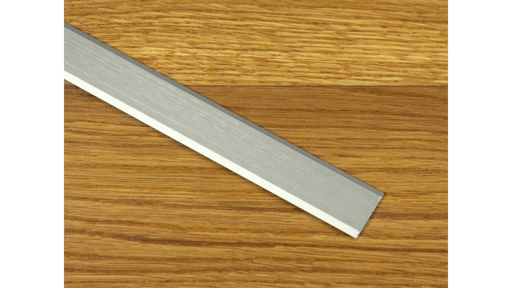 Přechodová lišta samolepící plochá Küberit 442 SK 25*1000 Platinum F1G kartáčovaná