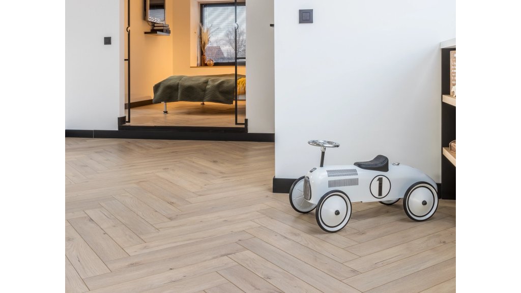 Vinylová podlaha lepená COREtec Flexile Herringbone Forest