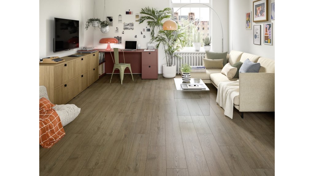 Laminátová podlaha Egger NatureSense Aqua Classic 33 Dub Turin tmavý EL2192