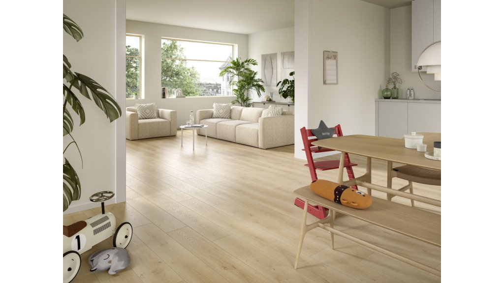 Laminátová podlaha Egger NatureSense Aqua Classic 33 Dub Pinot pískový EL2113