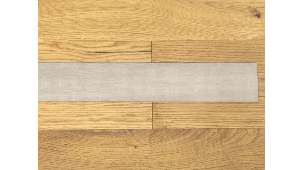 Přechodová lišta samolepící oblá Profilteam 40*2700 Dub světle šedý H65
