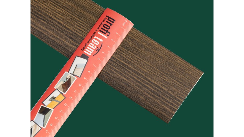 Přechodová lišta samolepící oblá Profilteam 80*1000 Wenge P02