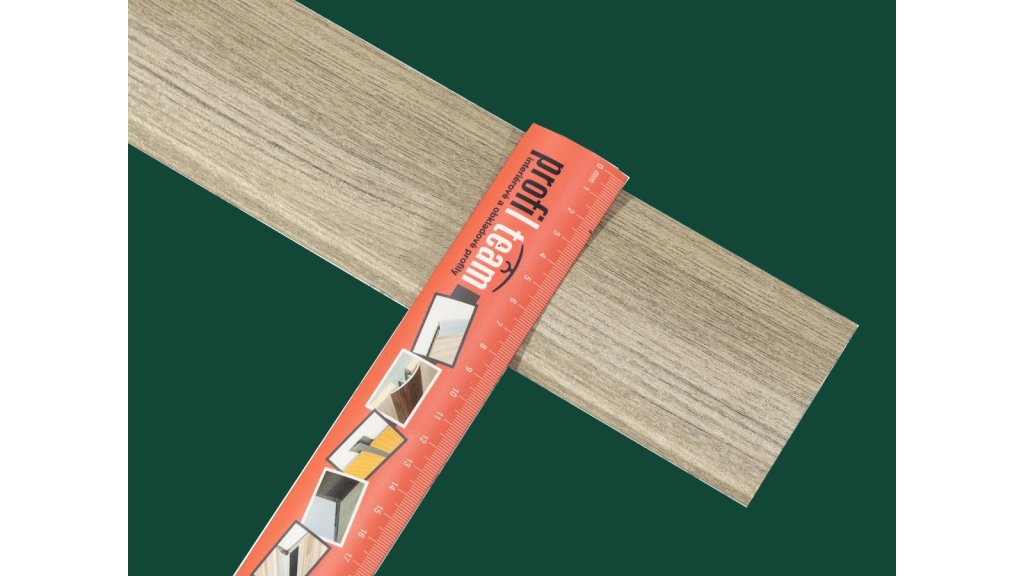 Přechodová lišta samolepící oblá Profilteam 80*1000 Teak antik P21