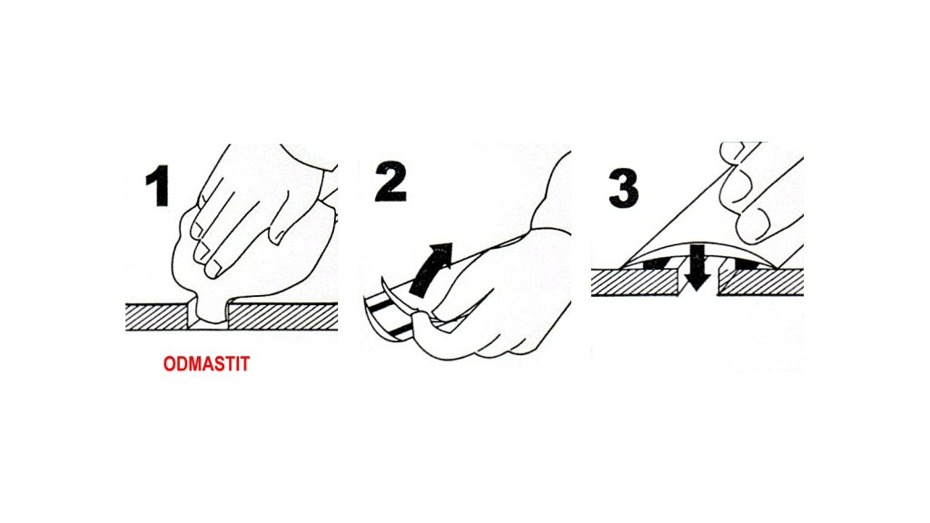 Návod na montáž samolepící přechodové lišty