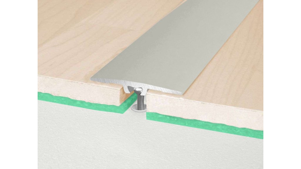 Přechodová lišta narážecí plochá Profilteam 36*2700 Inox E07