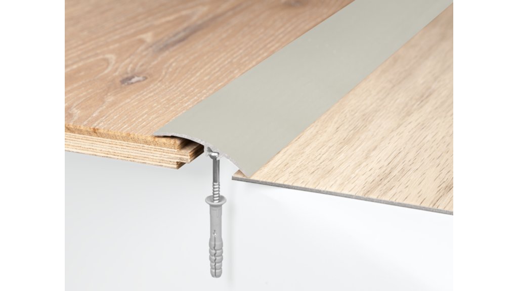 Přechodová lišta narážecí vyrovnávací Profilteam 50*2700 Inox E07