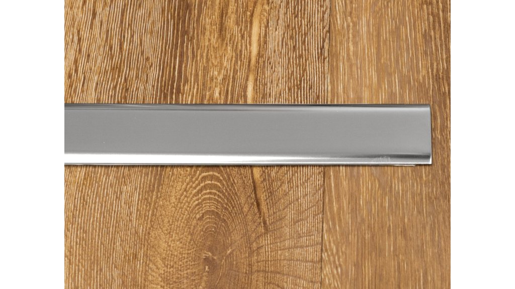 Přechodová lišta nevrtaná plochá Profilteam 40*2500 Nerez leštěná