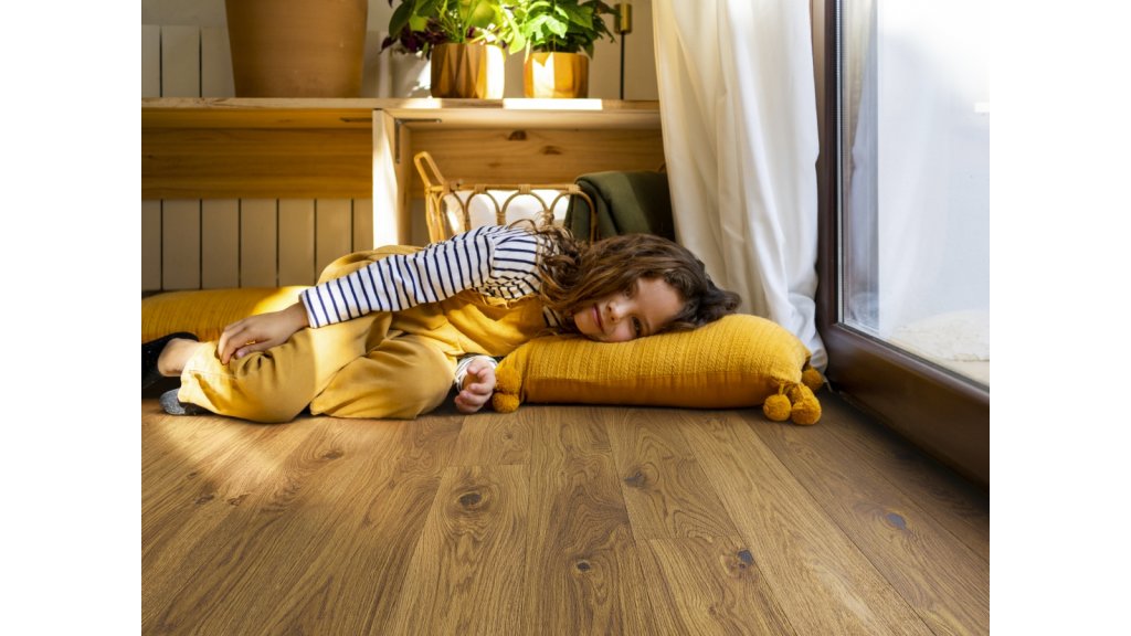 Třívrstvá dřevěná podlaha Esco Soft tone Original Smoked amber 14/3x225 mm