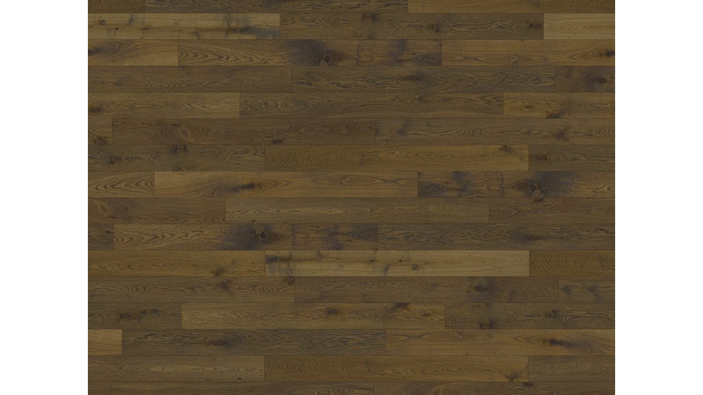 Třívrstvá dřevěná podlaha Esco Chateau Original Hluboce kouřová 15/4x190 mm