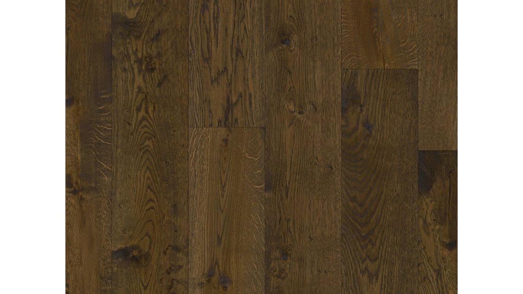 Třívrstvá dřevěná podlaha Esco Pelgrim Superb Hluboce kouřová 14/3x190 mm