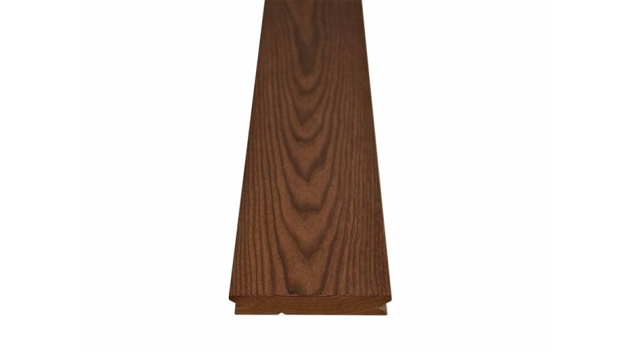 Terasové prkno Jasan Thermowood Clip hladké 20*140*3600