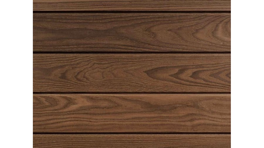 Terasové prkno Jasan Thermowood Clip hladké 20*140*3600