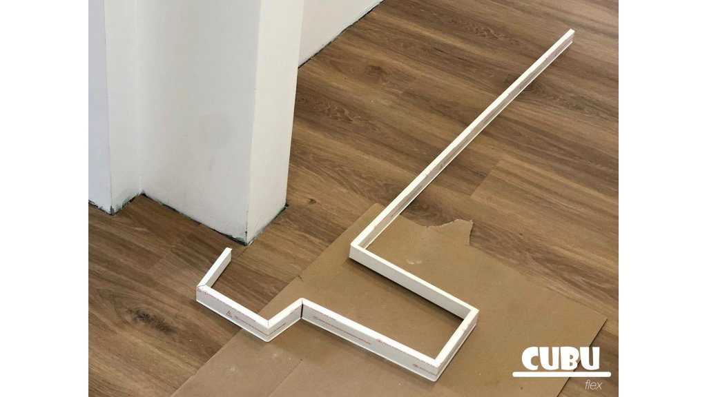 CUBU flex life 40 soklová lišta Bílá