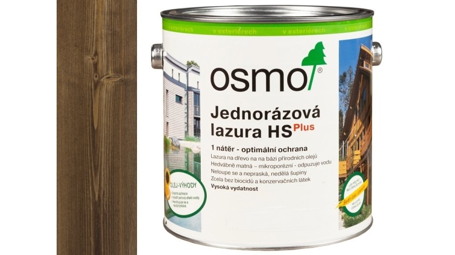 OSMO 9261 Ořech HS Plus jednorázová lazura 2,5l