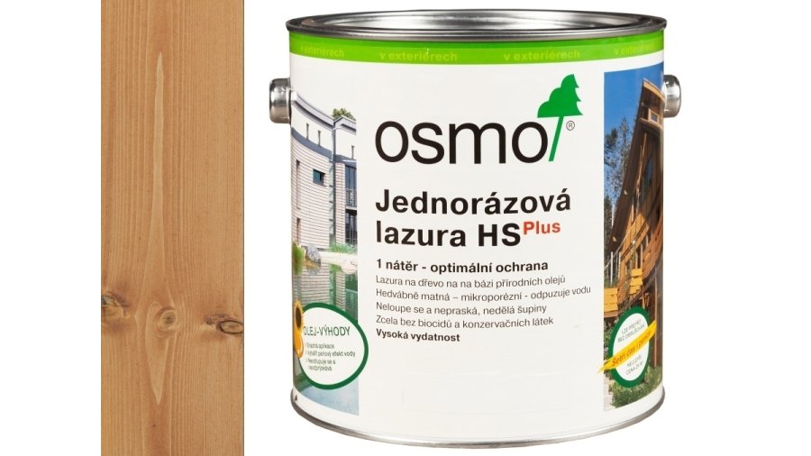 OSMO 9236 Modřín HS Plus jednorázová lazura 2,5l