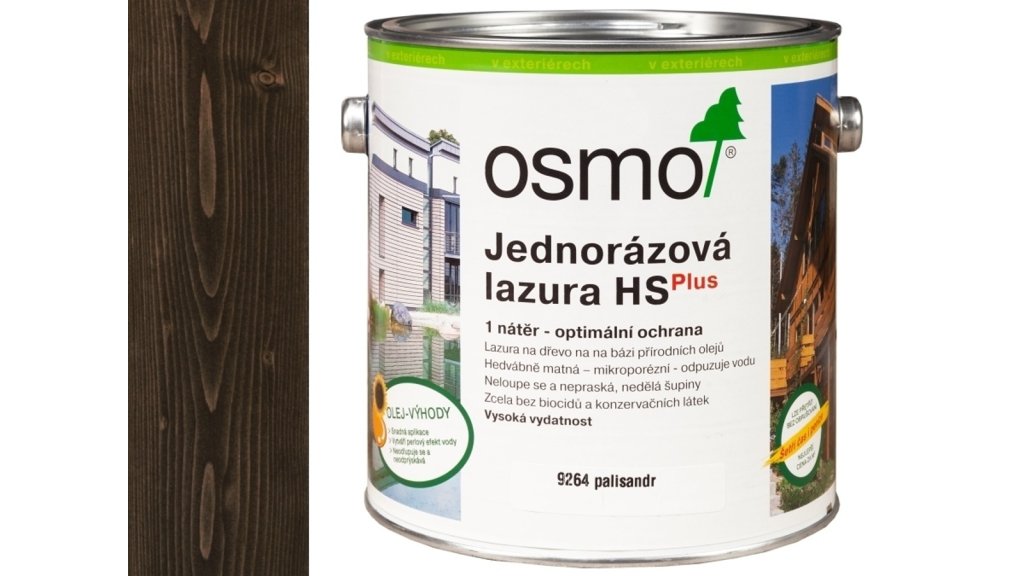 OSMO 9264 Palisandr HS Plus jednorázová lazura 2,5l