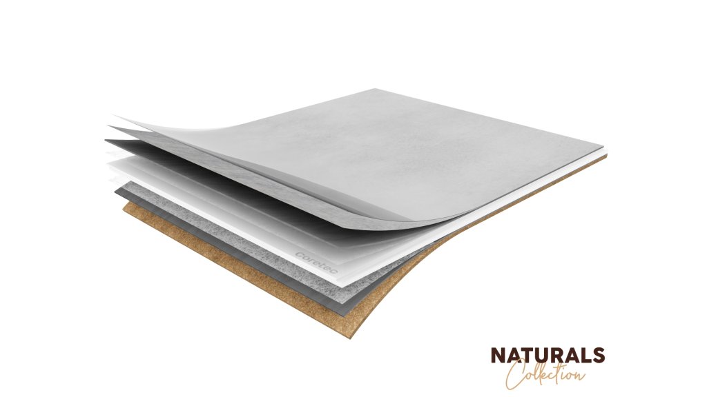 Skladba vinylové hybridní podlahy COREtec Naturals