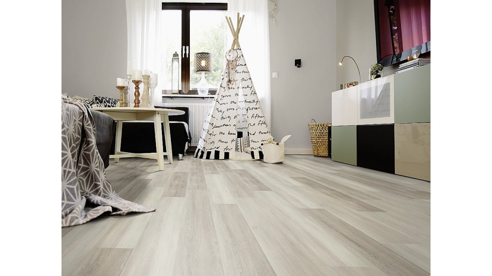 Vinylová podlaha plovoucí Wineo DESIGNline 400 Wood Eternity Grey Oak - 2,27 m²