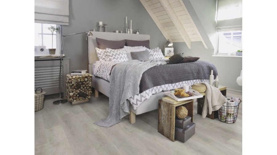 Vinylová podlaha lepená Wineo DESIGNline 400 Wood Embrace Oak Grey - 3,89 m² 