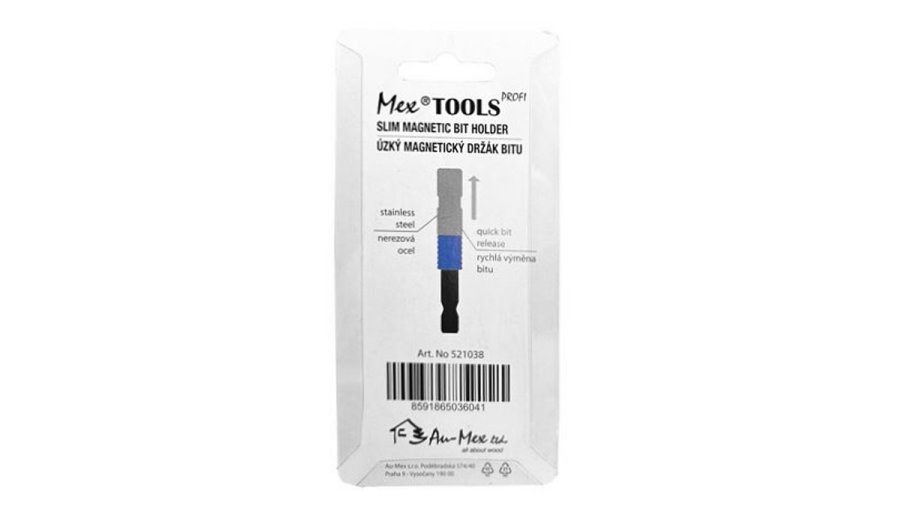 Úzký magnetický držák bitu MEX-TOOLS Profi – 66 mm