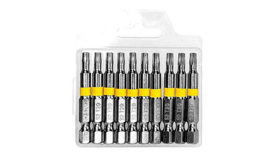 Bity niklované 50 mm / TX20 – 10 ks – MEX-TOOLS Hobby