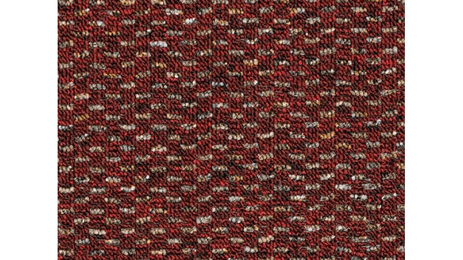 Zátěžový koberec Rubin 2159 – červená vášeň, výprodej 16 m² (4 × 4 m)