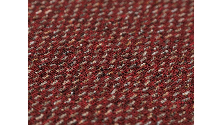 Zátěžový koberec Rubin 2159 – červená vášeň, výprodej 16 m² (4 × 4 m)