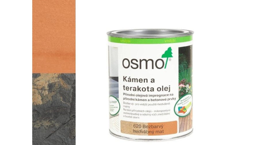 Osmo 620 Olej na kámen a terakotu bezbarvý 0,75 l – impregnace pro venkovní kámen