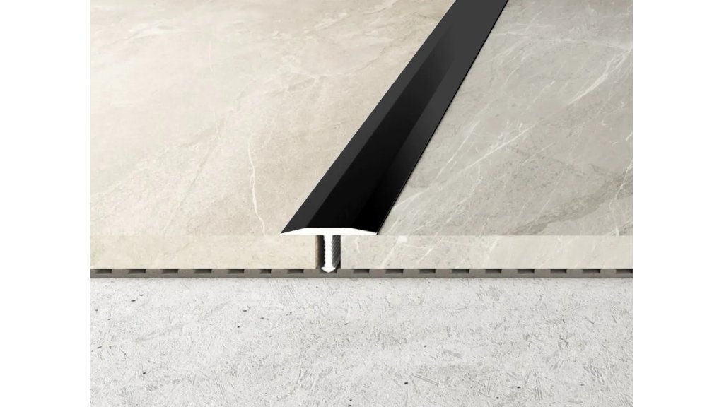 Přechodová lišta T Profilteam C54 – Černá – 14 × 2700 mm