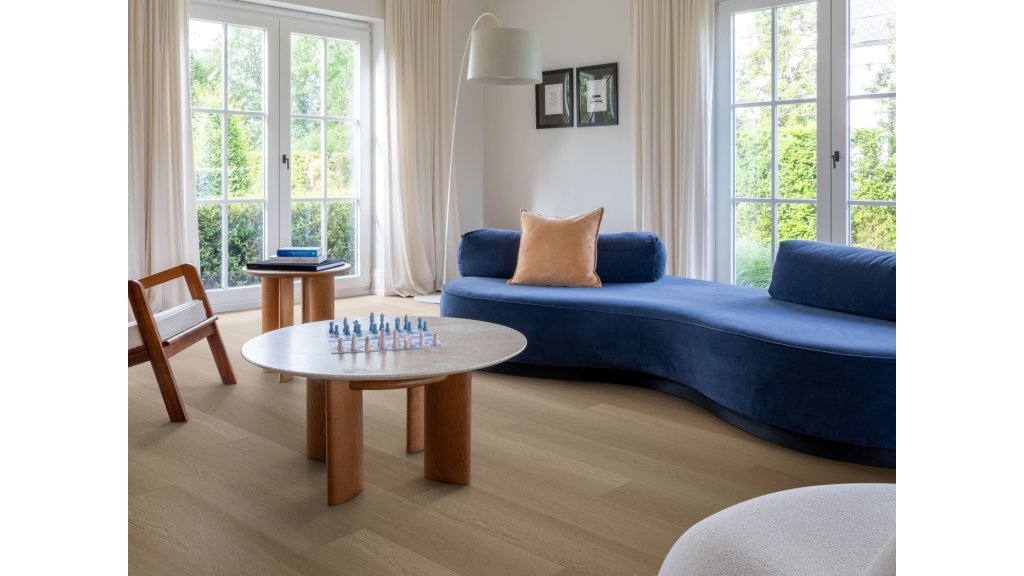 Vinylová podlaha lepená COREtec Flexile 1200 Sydney – světle hnědý klidný dekor