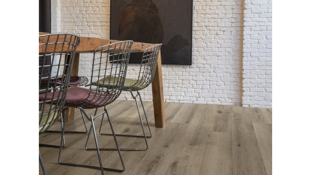 Vinylová podlaha lepená COREtec Flexile 1200 Halifax – středně hnědý rustikální dub