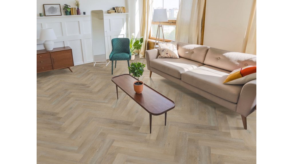 Vinylová plovoucí podlaha Aspecta Contour Isocore IC55 Herringbone Bolsena