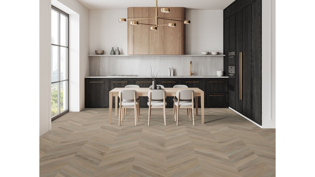 Vinylová plovoucí podlaha Aspecta Contour Isocore IC55 Chevron S Bolsena