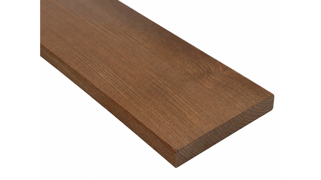 Terasové prkno Jasan Thermowood 20 × 140 × 2500 mm – hladká strana