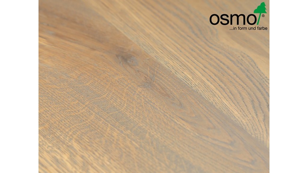 Osmo 6112 2K Olej na dřevo Stříbrně šedá mat na dubu