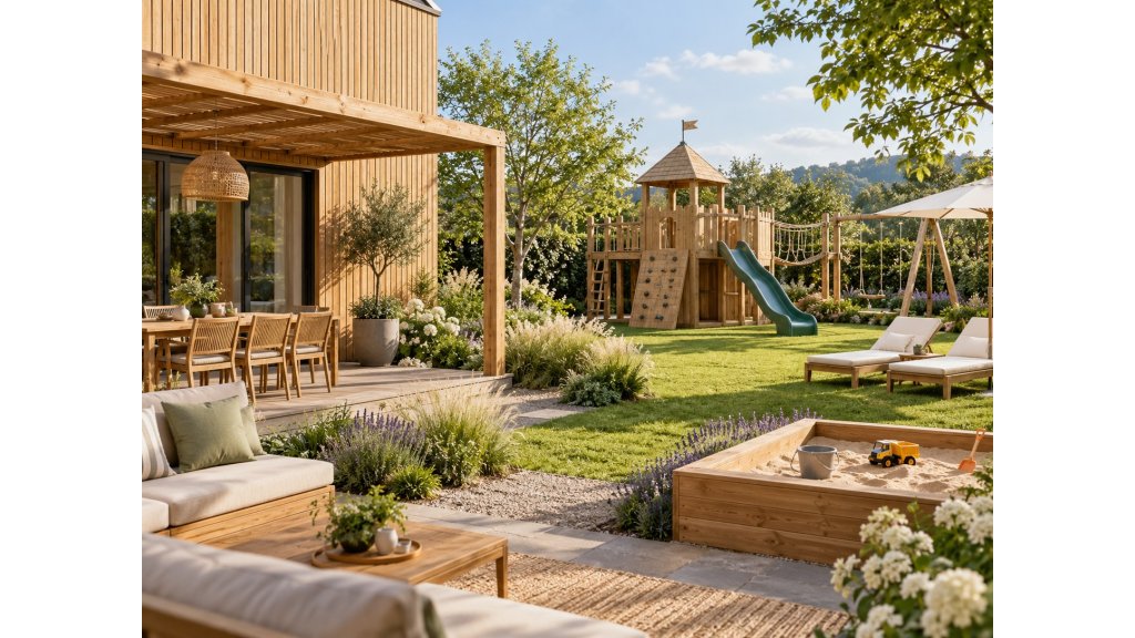 Dřevěná fasáda a pergola ošetřené Osmo 410 UV ochranným olejem