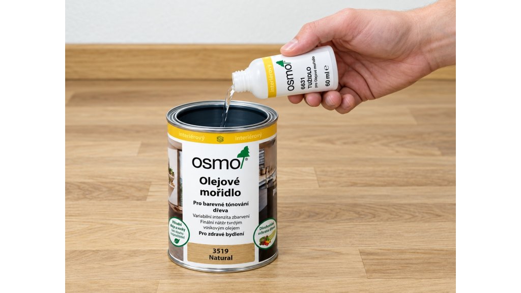 Osmo 6631 Tužidlo pro Olejové mořidlo – aplikace