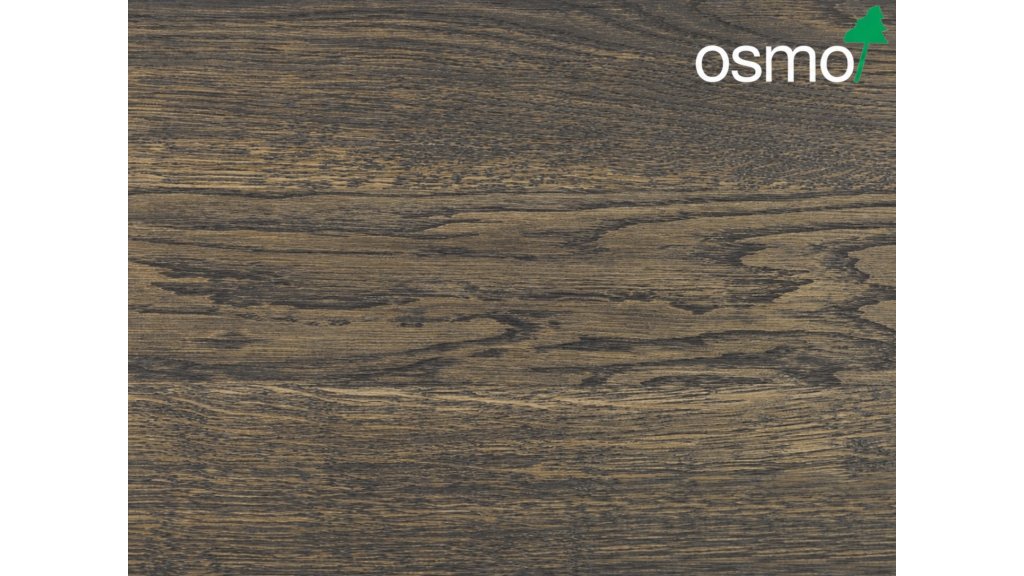Osmo 3514 Olejové mořidlo Grafit – čelní pohled na dubu
