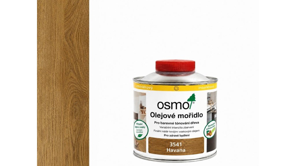 Osmo 3541 Olejové mořidlo Havana 0,5 l