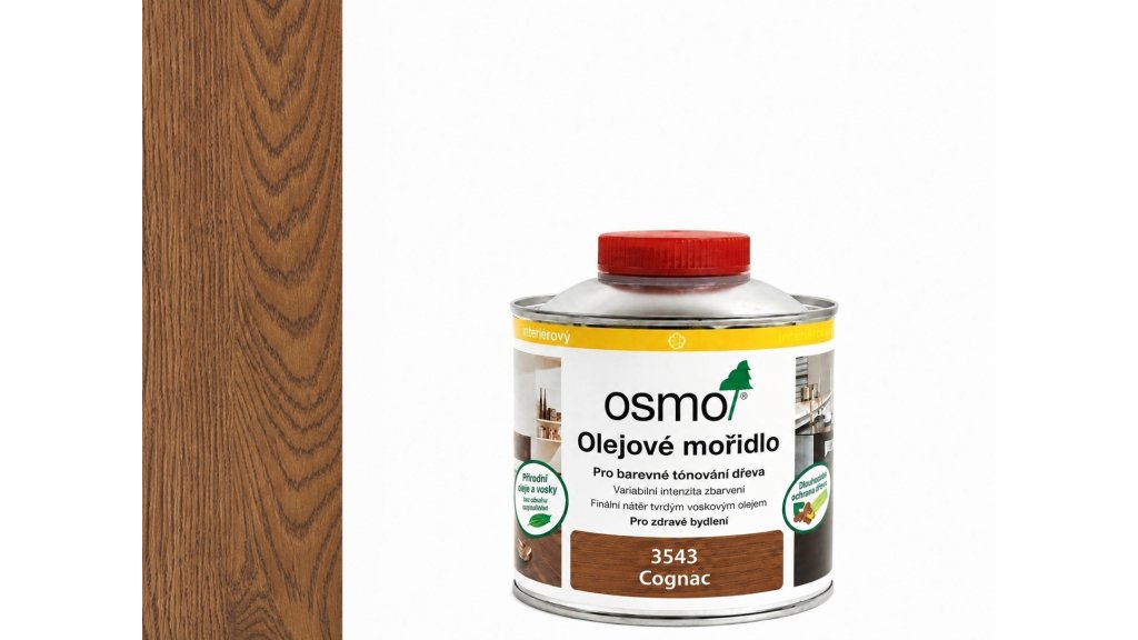 Osmo 3543 Olejové mořidlo Cognac 0,5 l