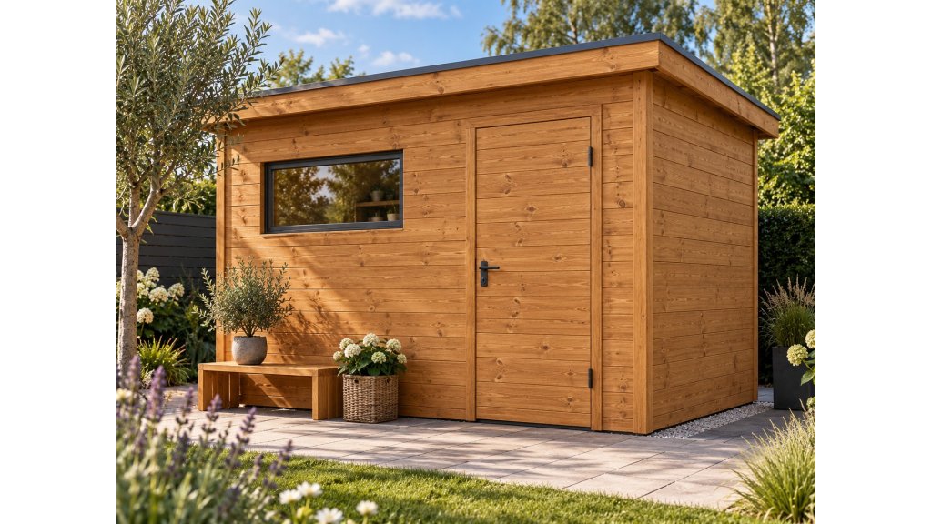 Osmo 702 Modřín – smrkový zahradní domek