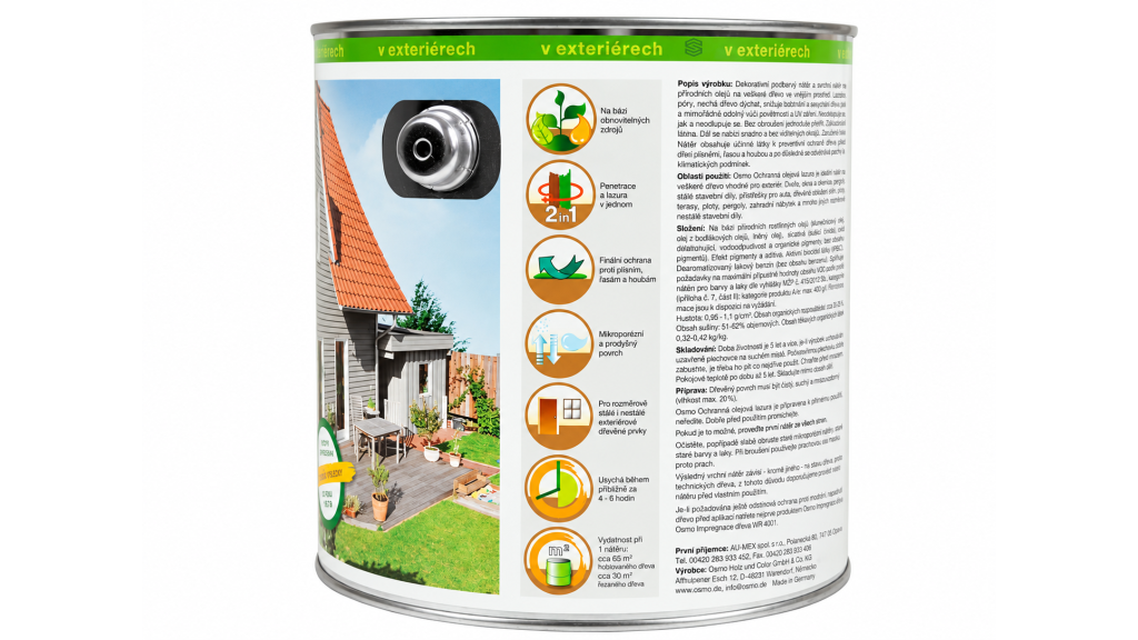 Osmo Ochranná olejová lazura – vlastnosti a použití