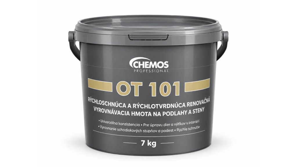 CHEMOS OT 101 – rychleschnoucí opravná a vyrovnávací hmota 7 kg