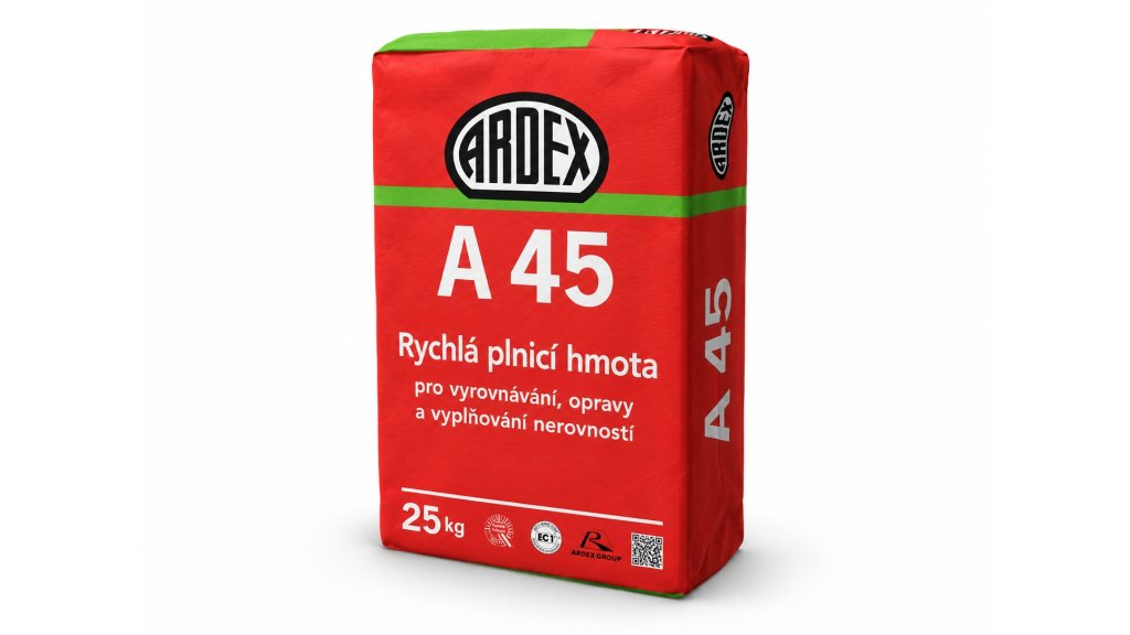 ARDEX A 45 – rychlá plnicí a opravná hmota 25 kg