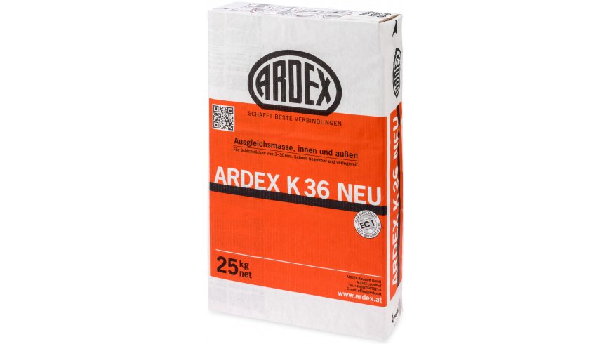 Vyrovnávací hmota pro interiér a exteriér Ardex k 36 neu 25 kg 0