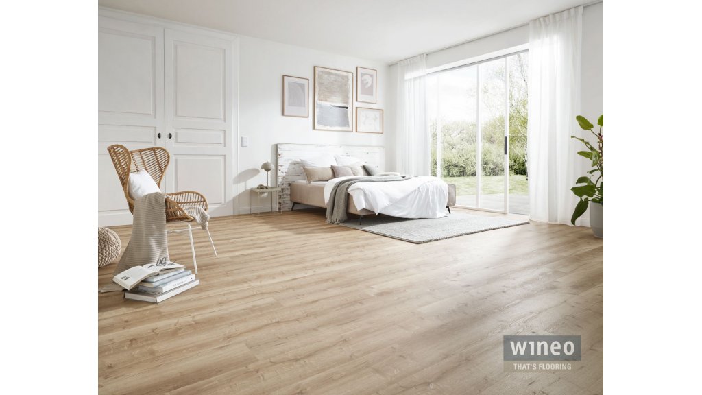 Vinylová podlaha lepená Wineo 400 XL Comfort Oak Nature 1
