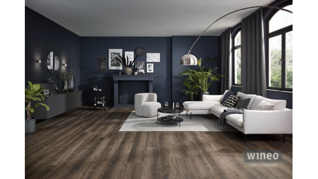 Vinylová podlaha plovoucí Wineo 400 XL Comfort Oak Dark