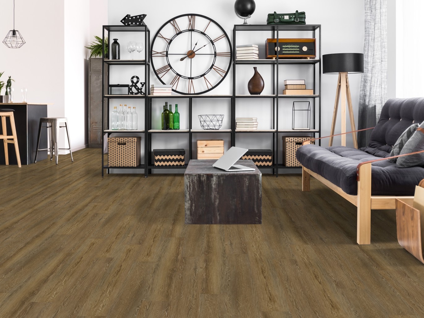 Merit GD Dark Oak Lepen Vinylov Podlaha Tmav Dub Supellex