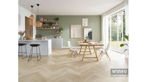 Vinylová podlaha lepená Wineo 400 XS Plain Oak Beige